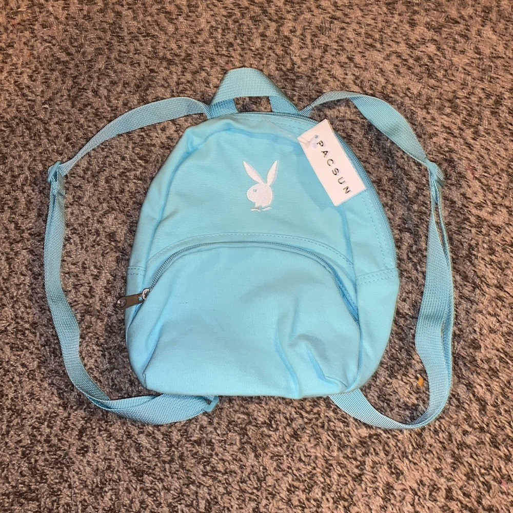 Light Blue Playboy Mini Backpack